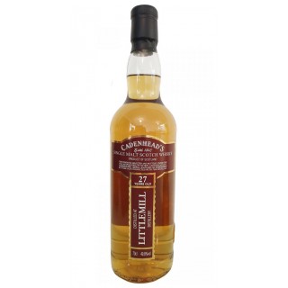 Littlemill - Whisky (Cadenhead’s) 27 Anni 70 cl. (1992)